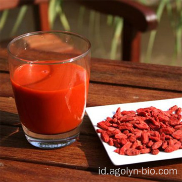 Ningxia mentah merah goji berry jus